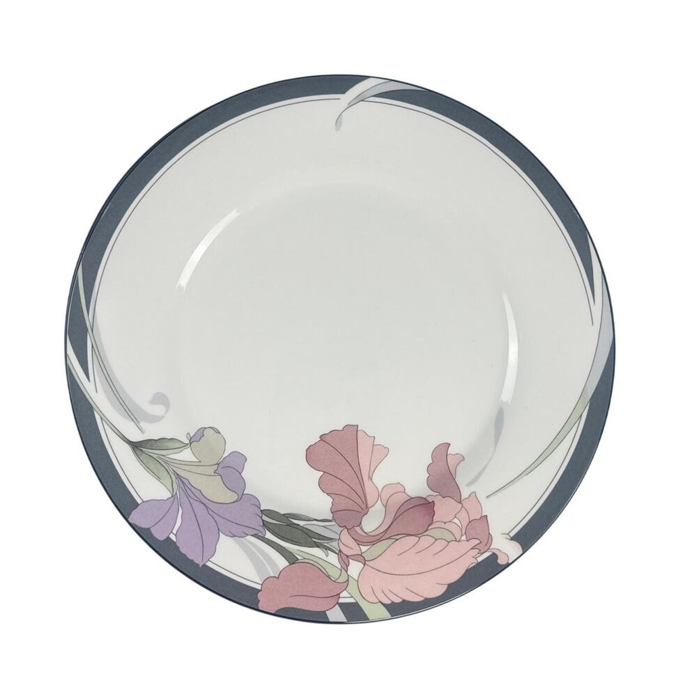 Vintage 1980s Noritake New Decade Café du Soir Dinner Plates 10.5" Set of 6